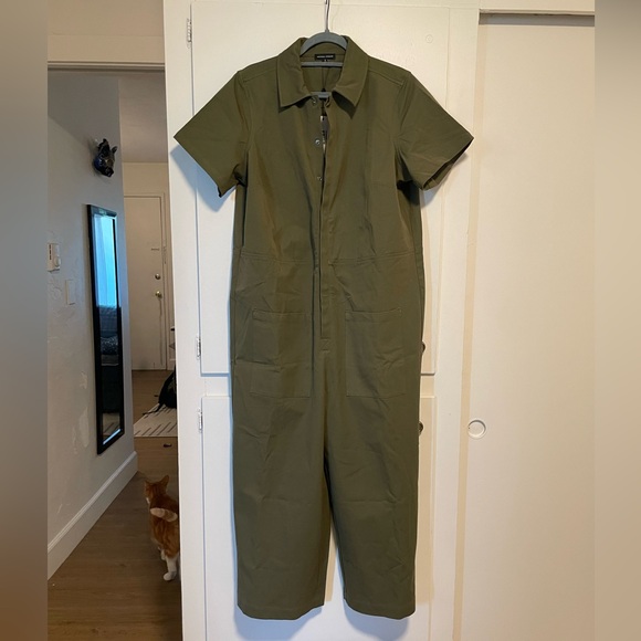 Universal Standard - Small 14/16 - Stretch Cotton Twill Jumpsuit - Picture 4 of 8